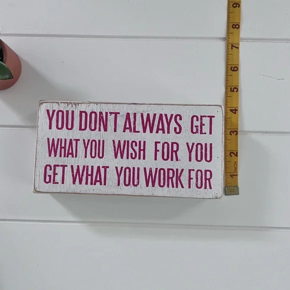 Wooden sign decor - Picture 4 of 5